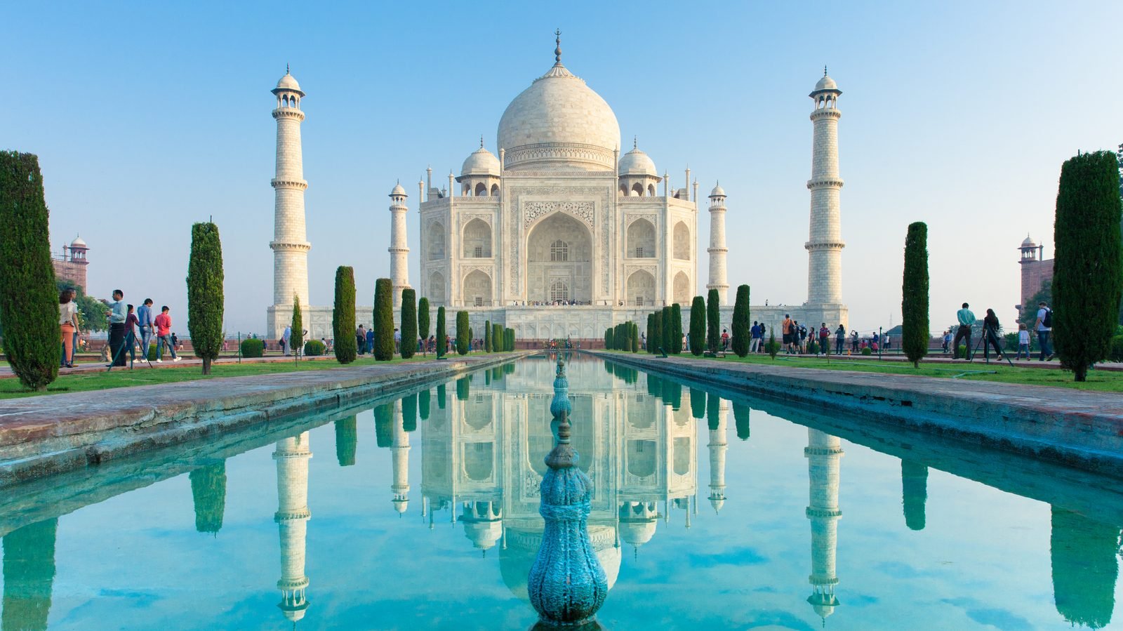 Taj Mahal, Agra. Nasa Delhi ang pinakamalapit na e-visa airport.